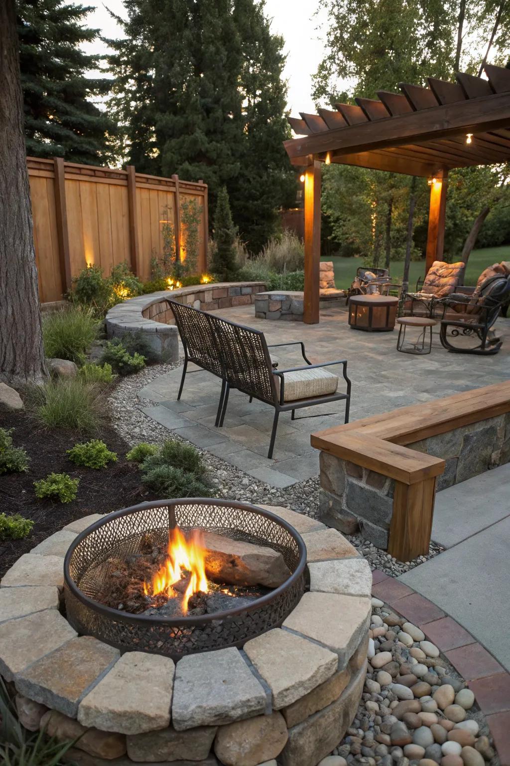 Layered textures create a rich, inviting atmosphere.