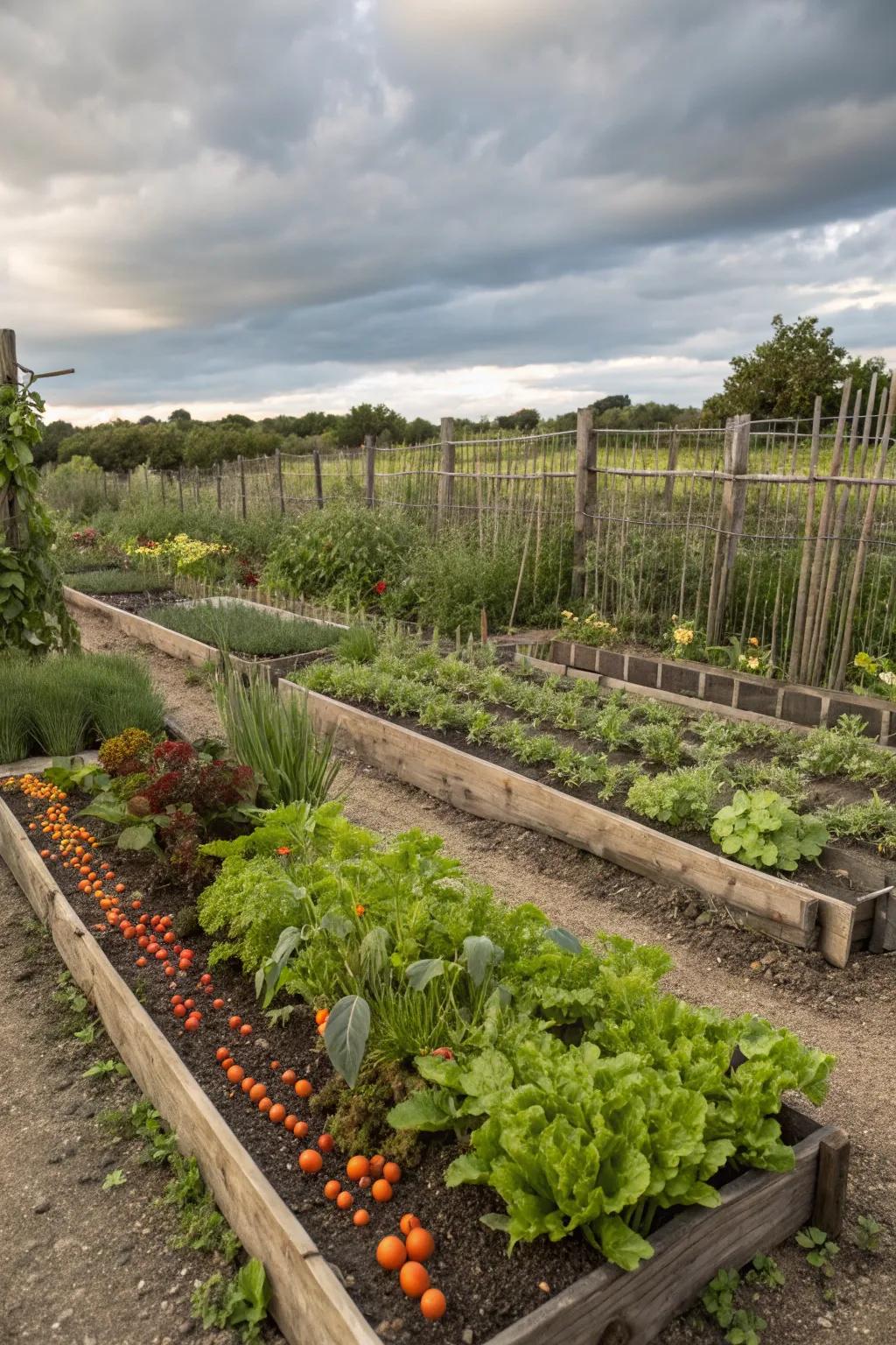 Succession planting keeps your garden productive all year.