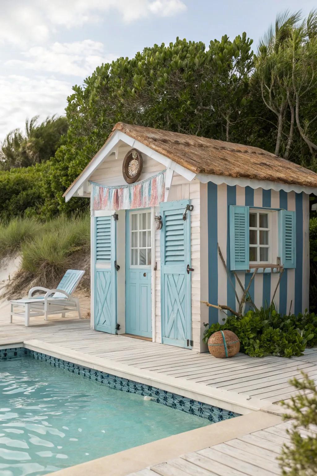 A coastal escape to bring the beach to your backyard.