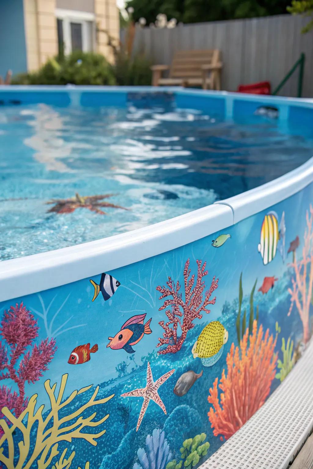 Underwater themes make every swim an adventure.