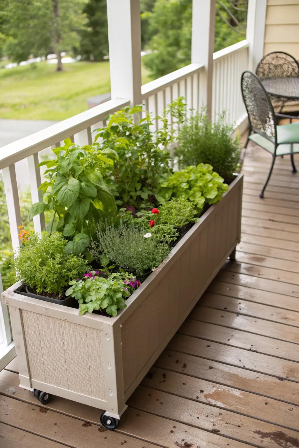 Keep plants thriving with self-watering planter boxes.