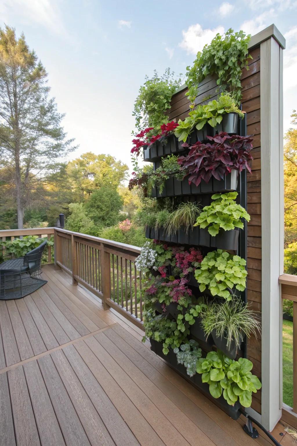 Transform walls into living art with a vibrant living wall.