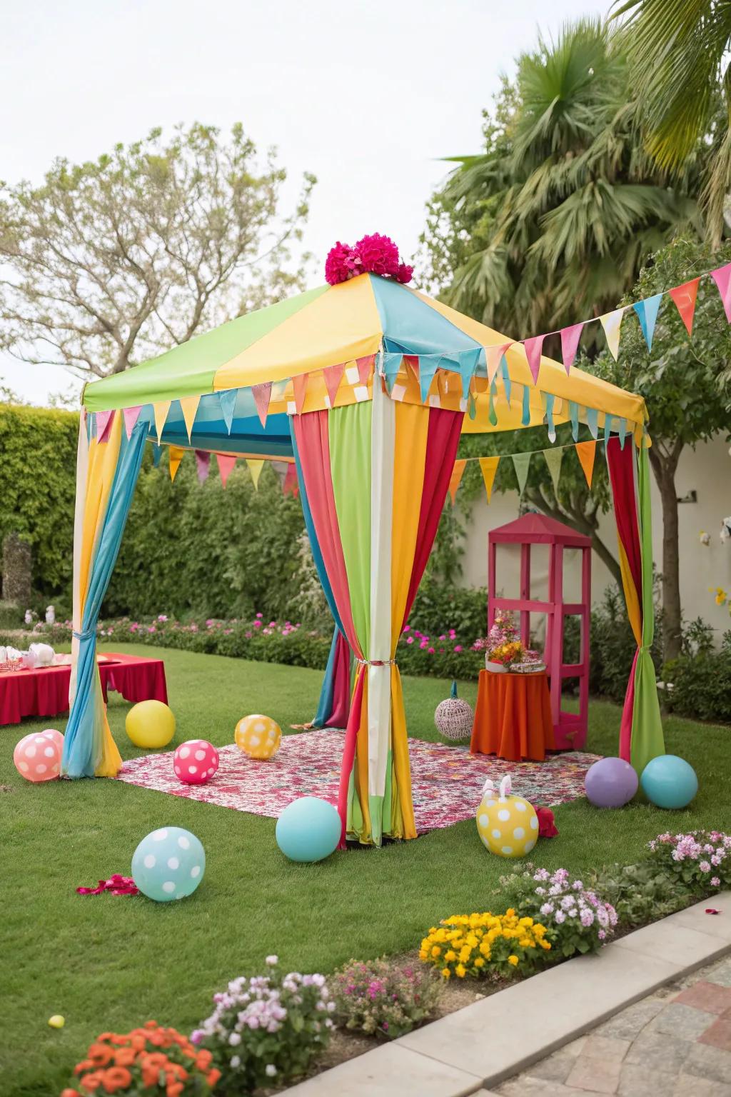 A versatile pop-up canopy perfect for any occasion.