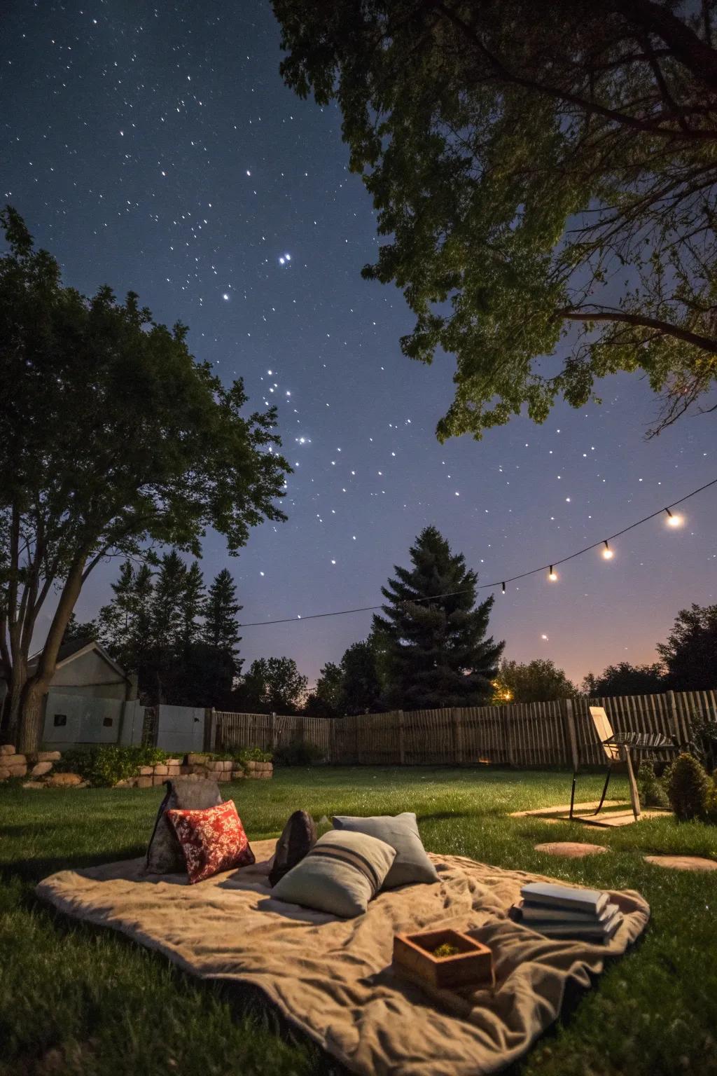 Experience the magic of the night sky with a relaxing star gazing session.