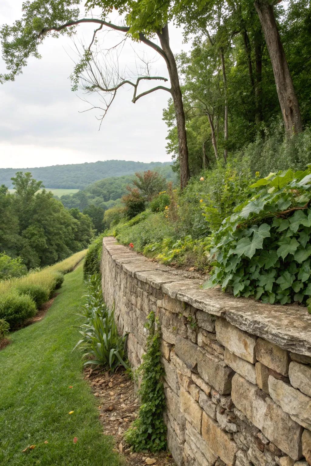 Harmonizing with nature enhances the overall garden aesthetic.