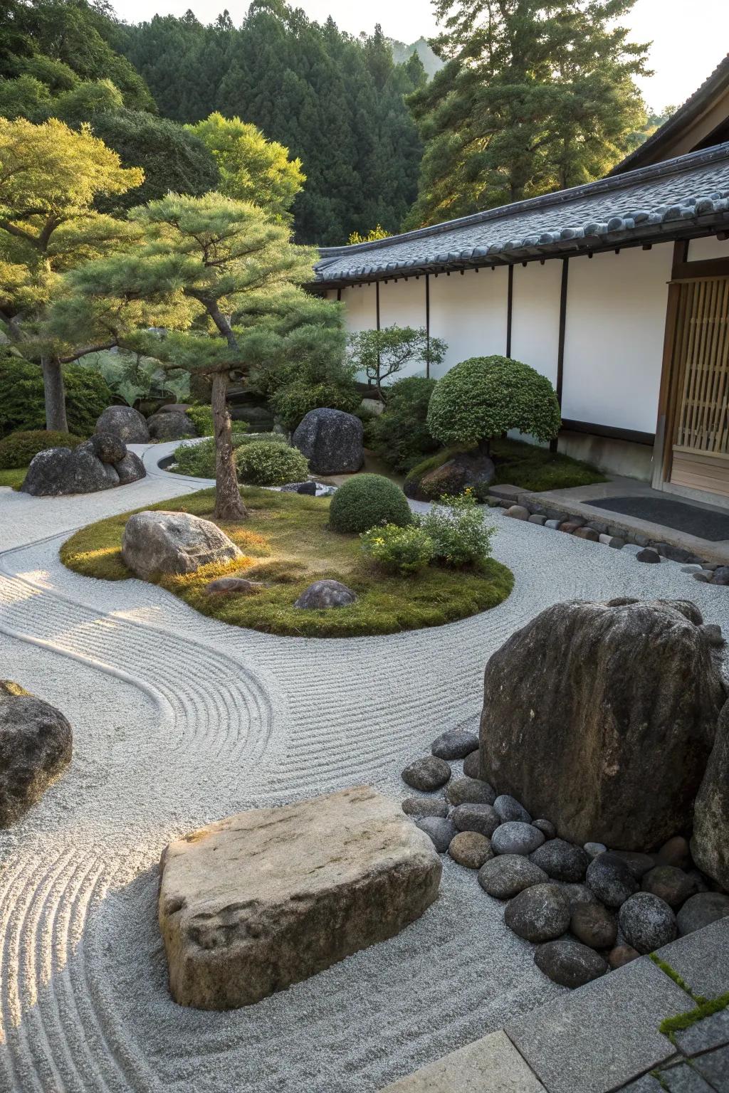 Zen gardens offer a serene and meditative garden experience.