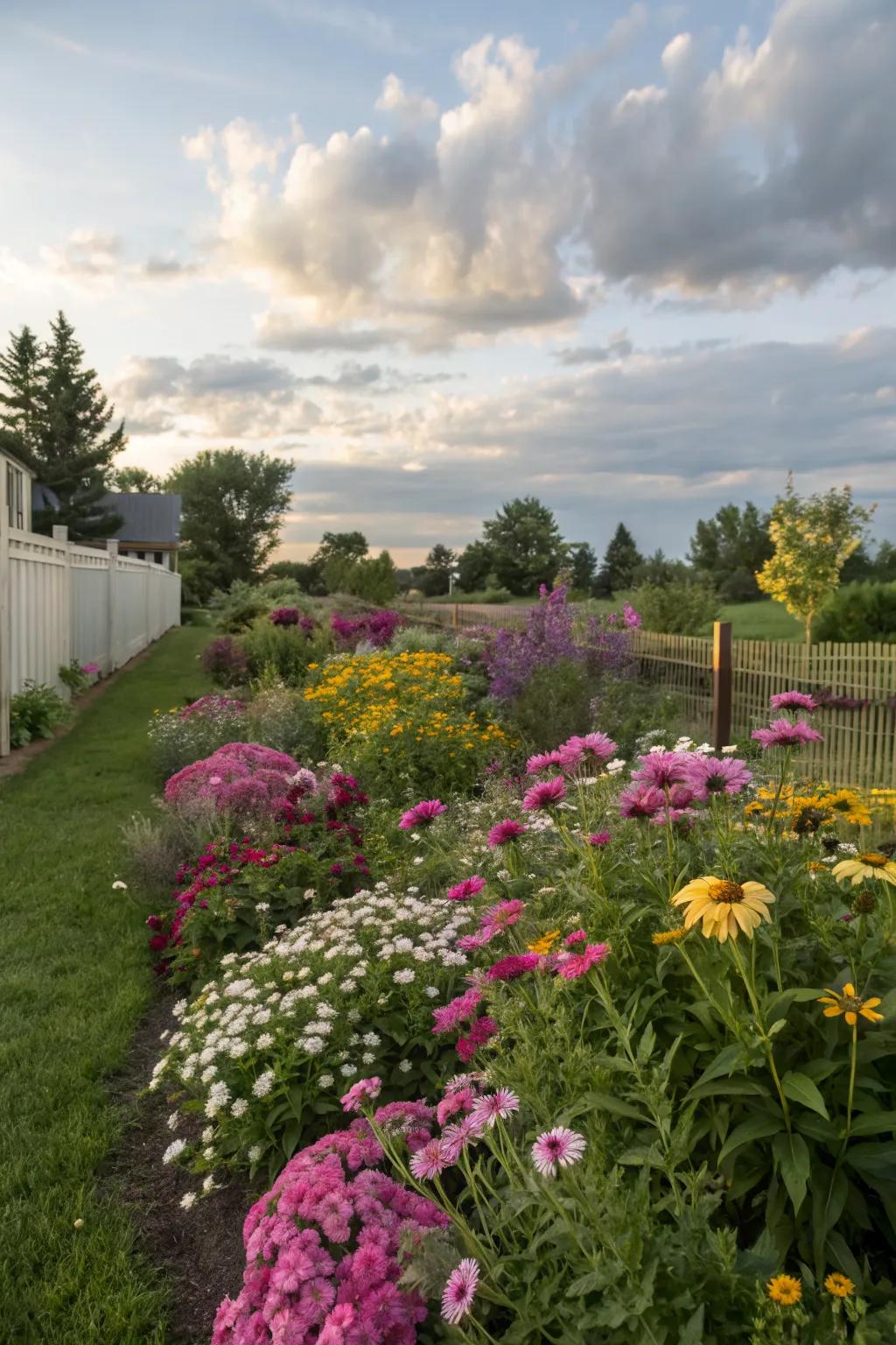 Flower beds bring vibrant, lasting color to your backyard.