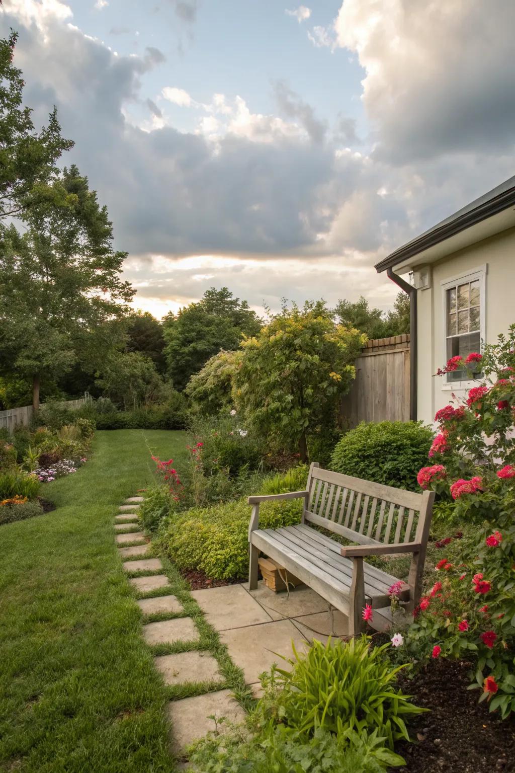 Create a cozy retreat with minimalist seating.