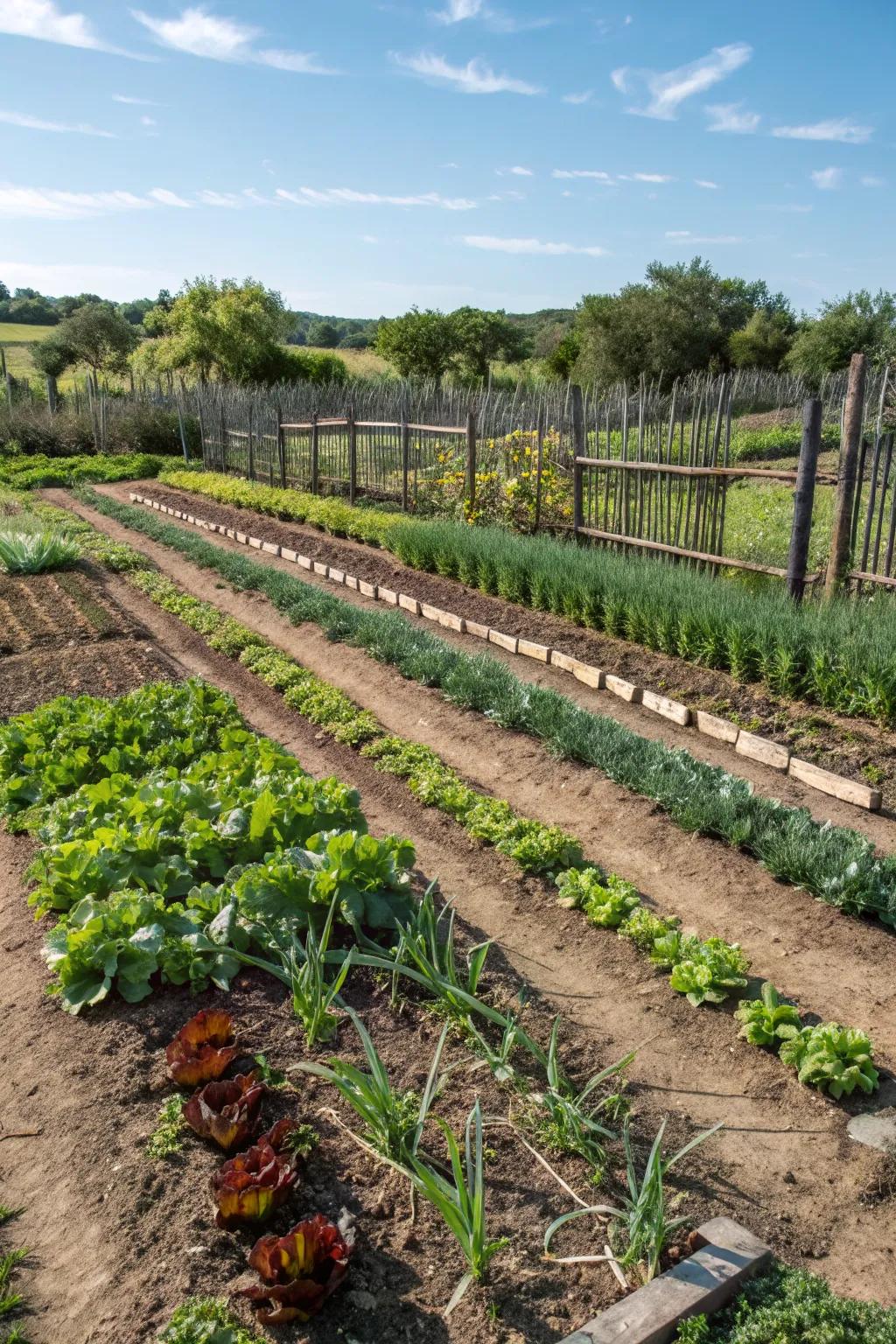 Succession planting keeps your garden fruitful throughout the season.