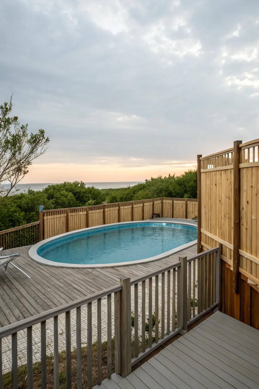 Fences provide privacy and a sense of security.