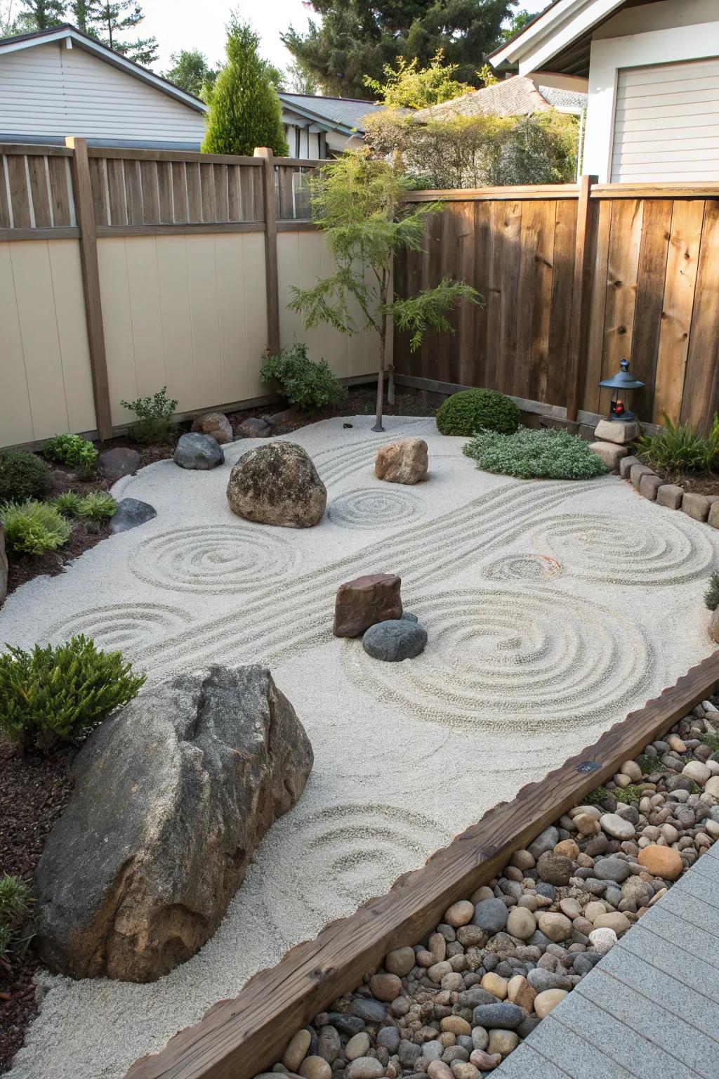 Zen gardens offer a space for reflection and tranquility.