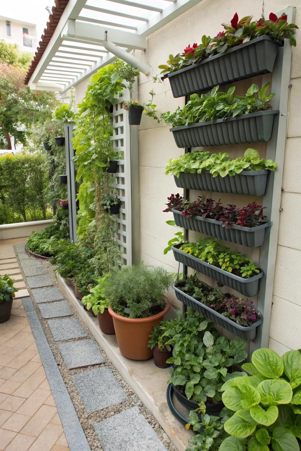 Efficient arrangement maximizes utility and beauty in small spaces.