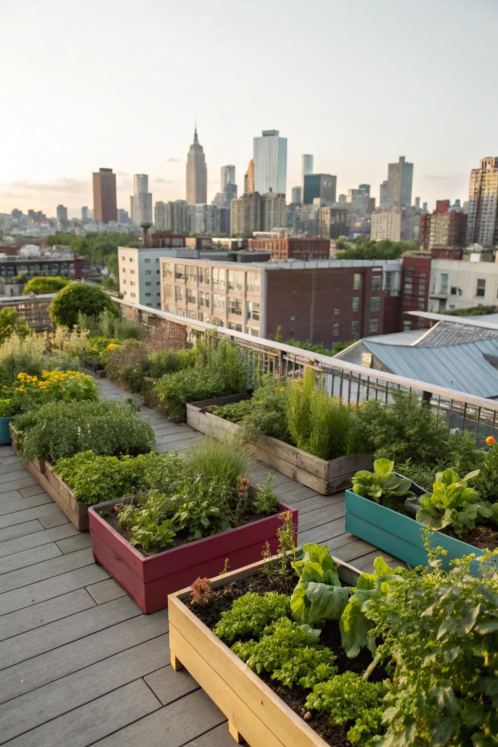 Transform your rooftop into a peaceful plant haven.