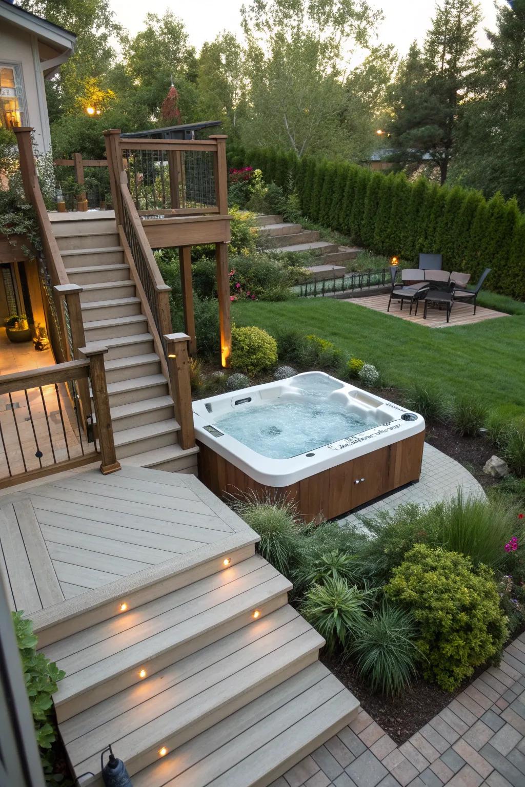 Multi-level setups add dimension and interest.