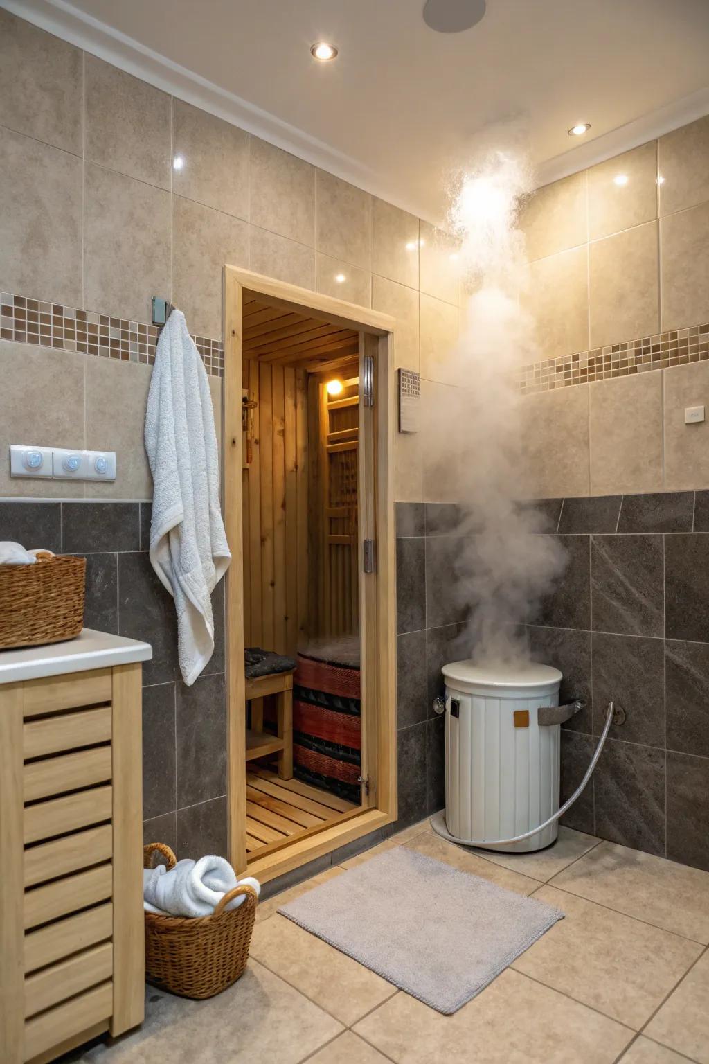 Experience the luxury of a sauna in your own home.