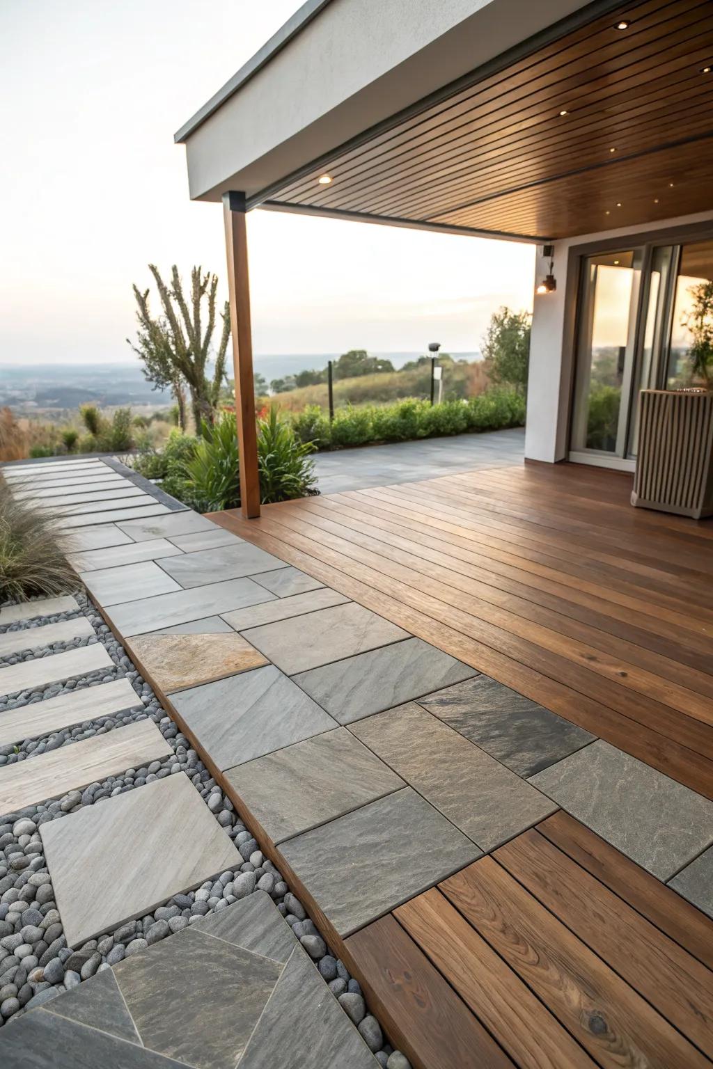 Define your space with unique flooring.