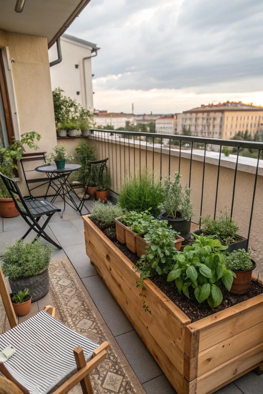 Aromatic herbs ready for culinary use.