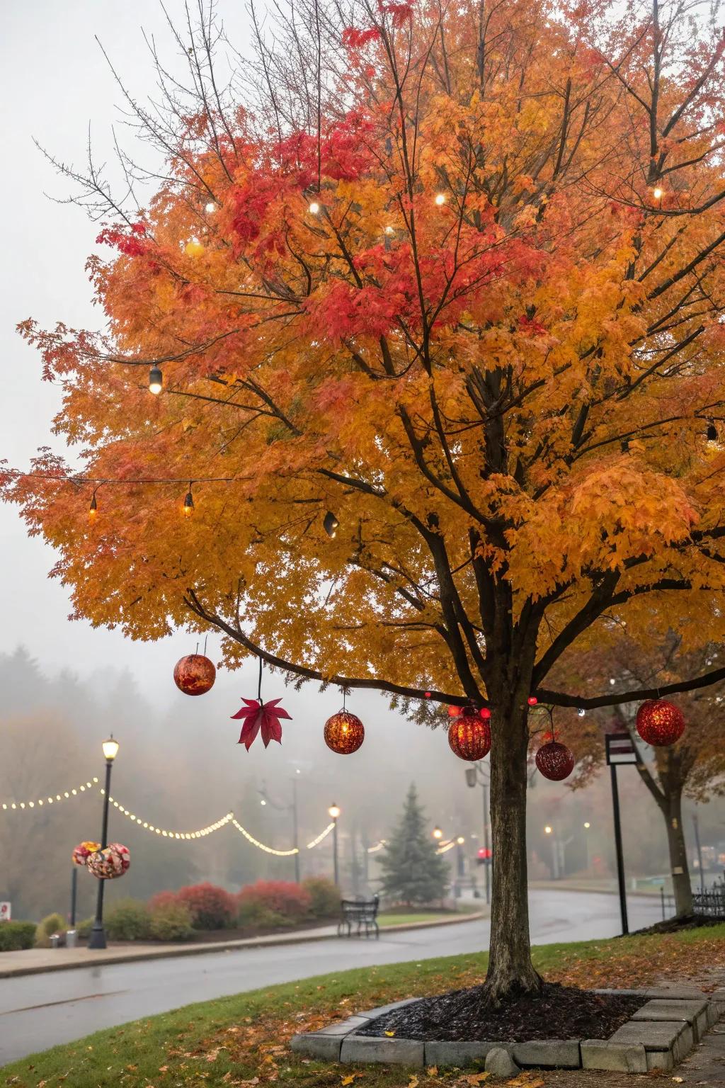 Seasonal themed decorations for autumn