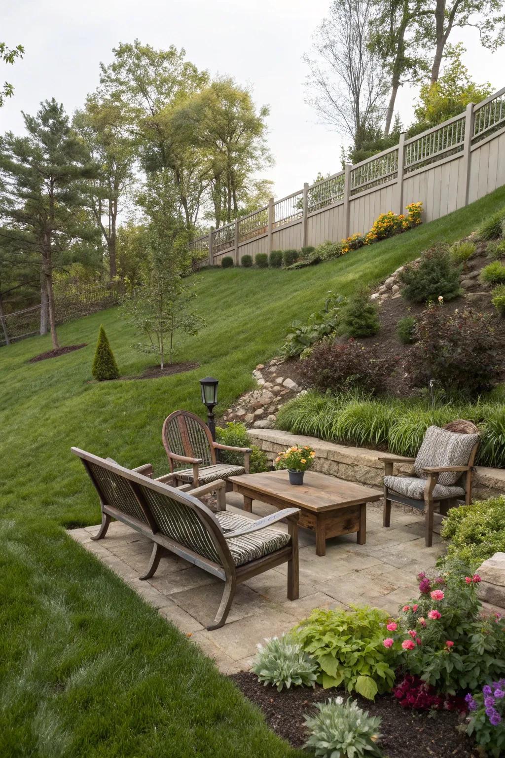A hilltop hideaway with stunning views.