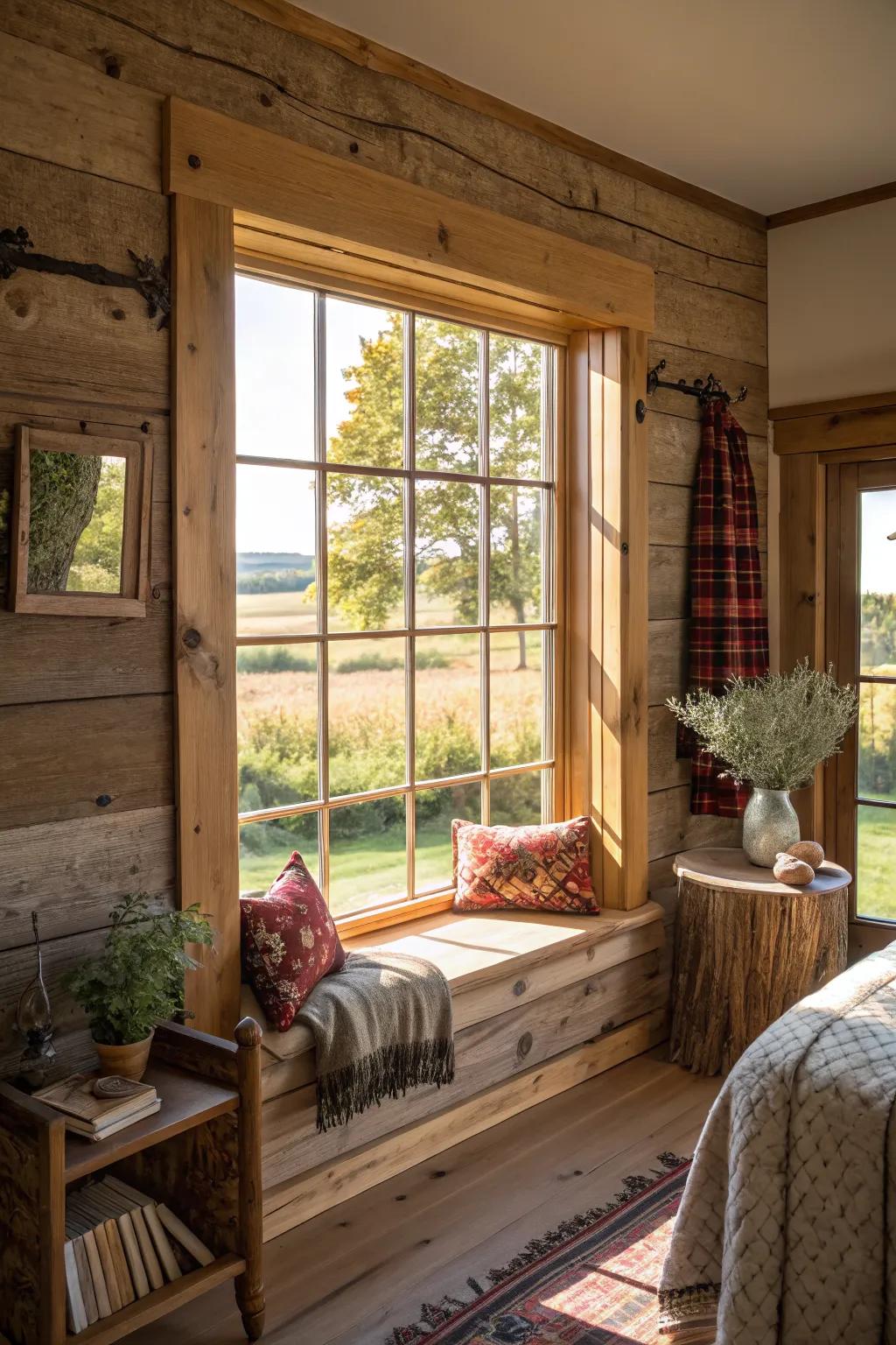 Farmhouse trims bring a charming, country flair.