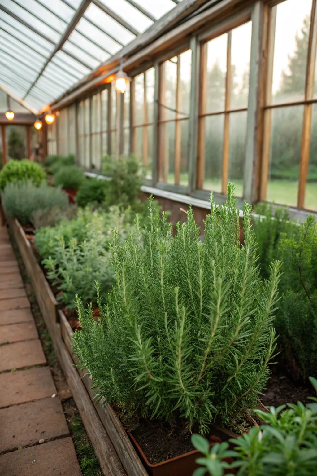 Aromatic herbs adding fragrance and beauty.