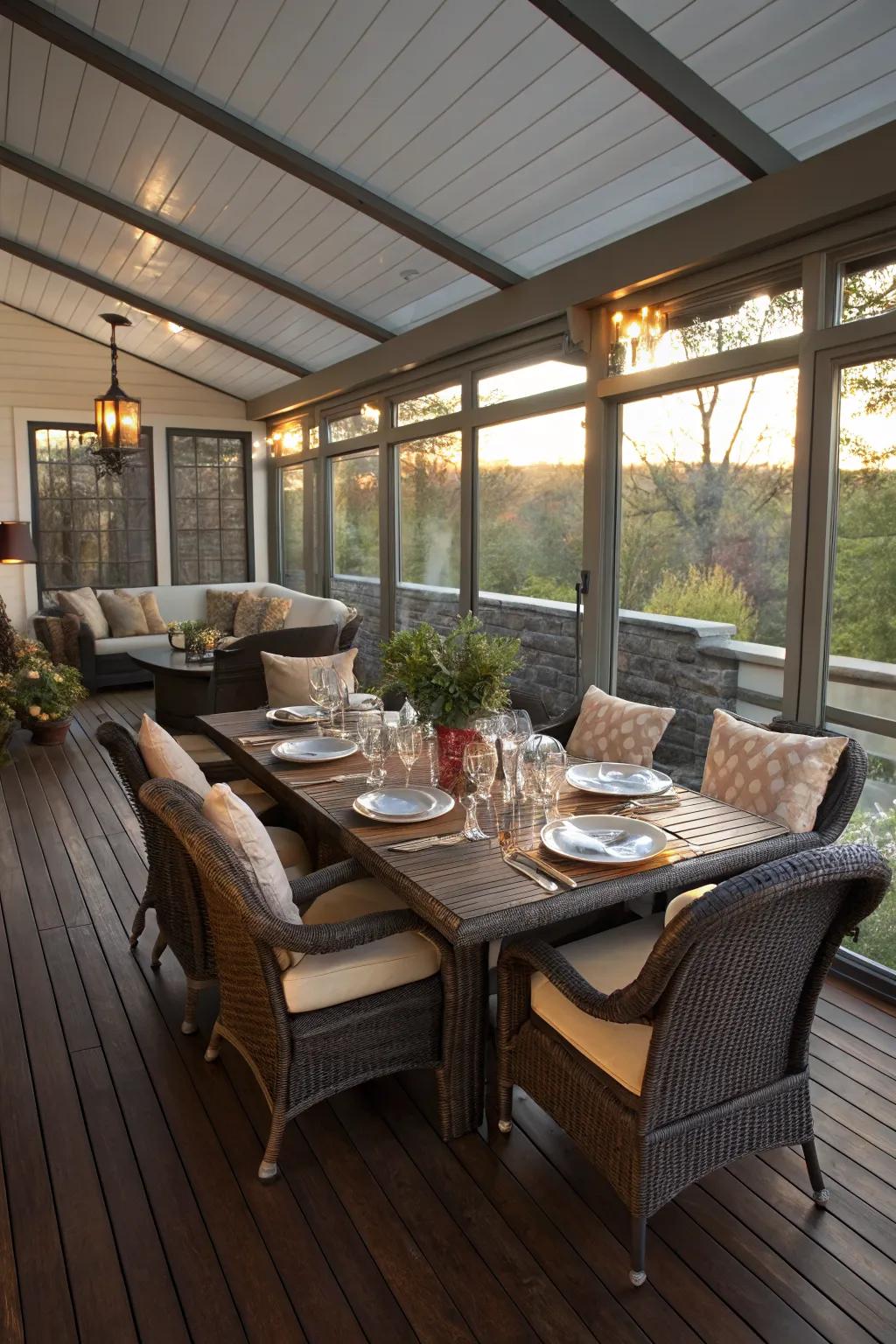 Dine in style with a patio focused on dining experiences.