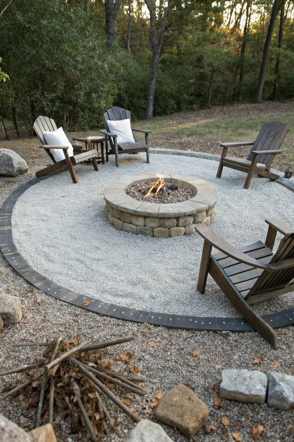 Circular layouts draw people in and enhance social interactions.