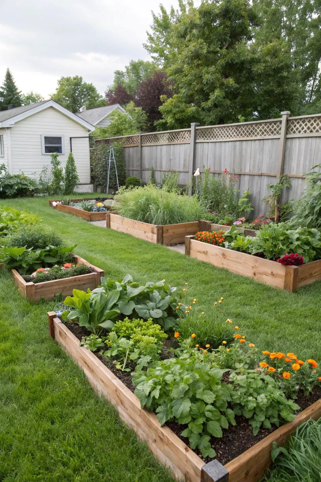 Edible gardens add function and flavor to your backyard.