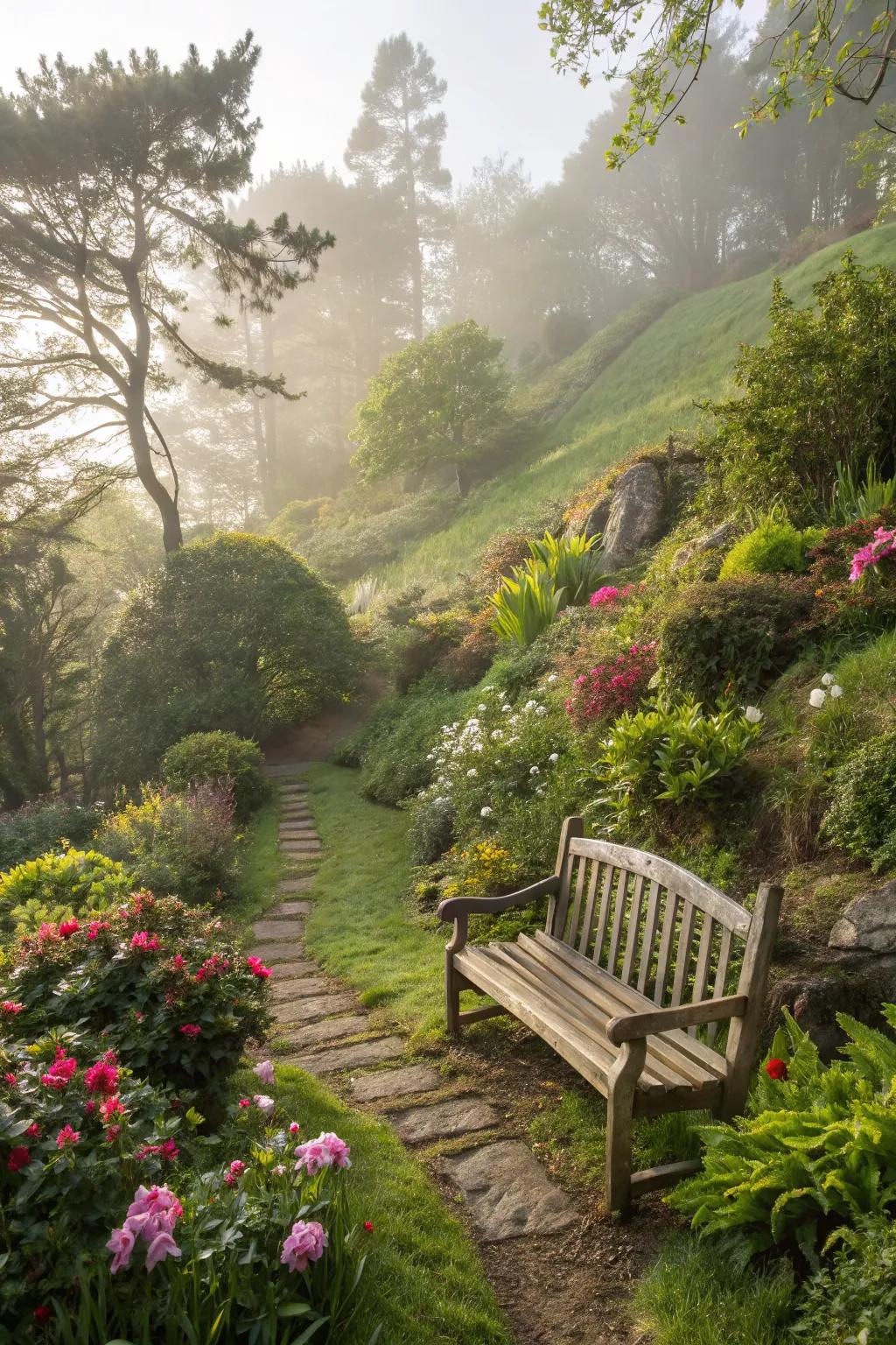 A hidden nook offers peace and solitude in your garden.