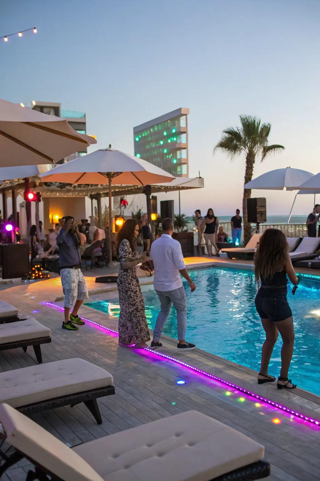Turn up the tunes and let the poolside party begin.