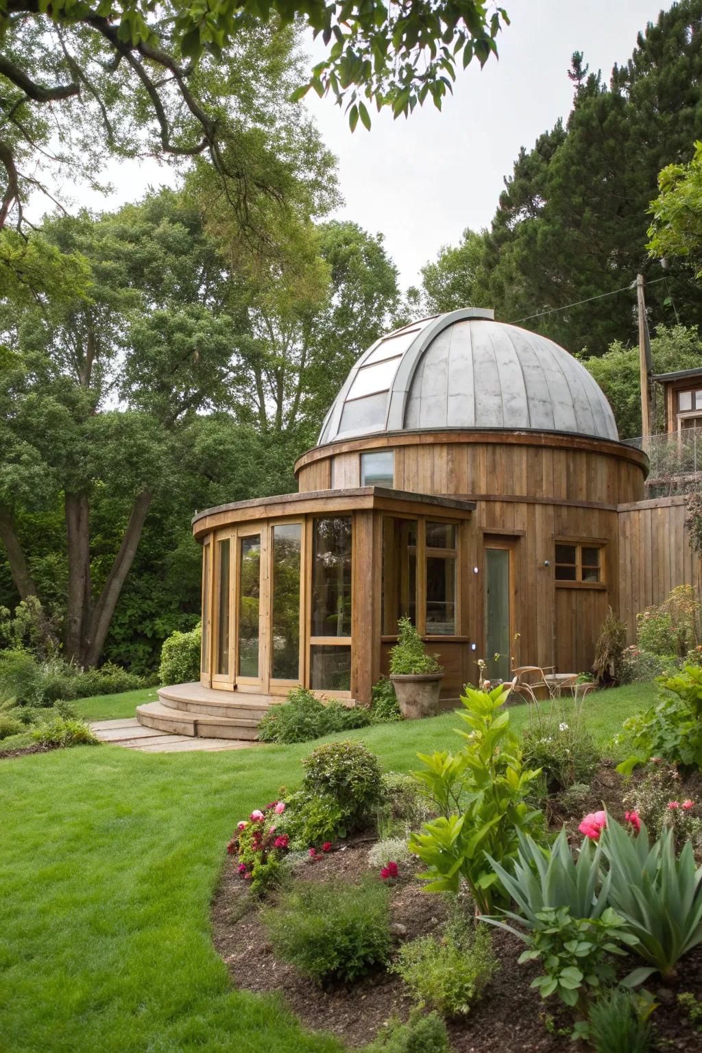 Eco-friendly observatories blend sustainability with stargazing.
