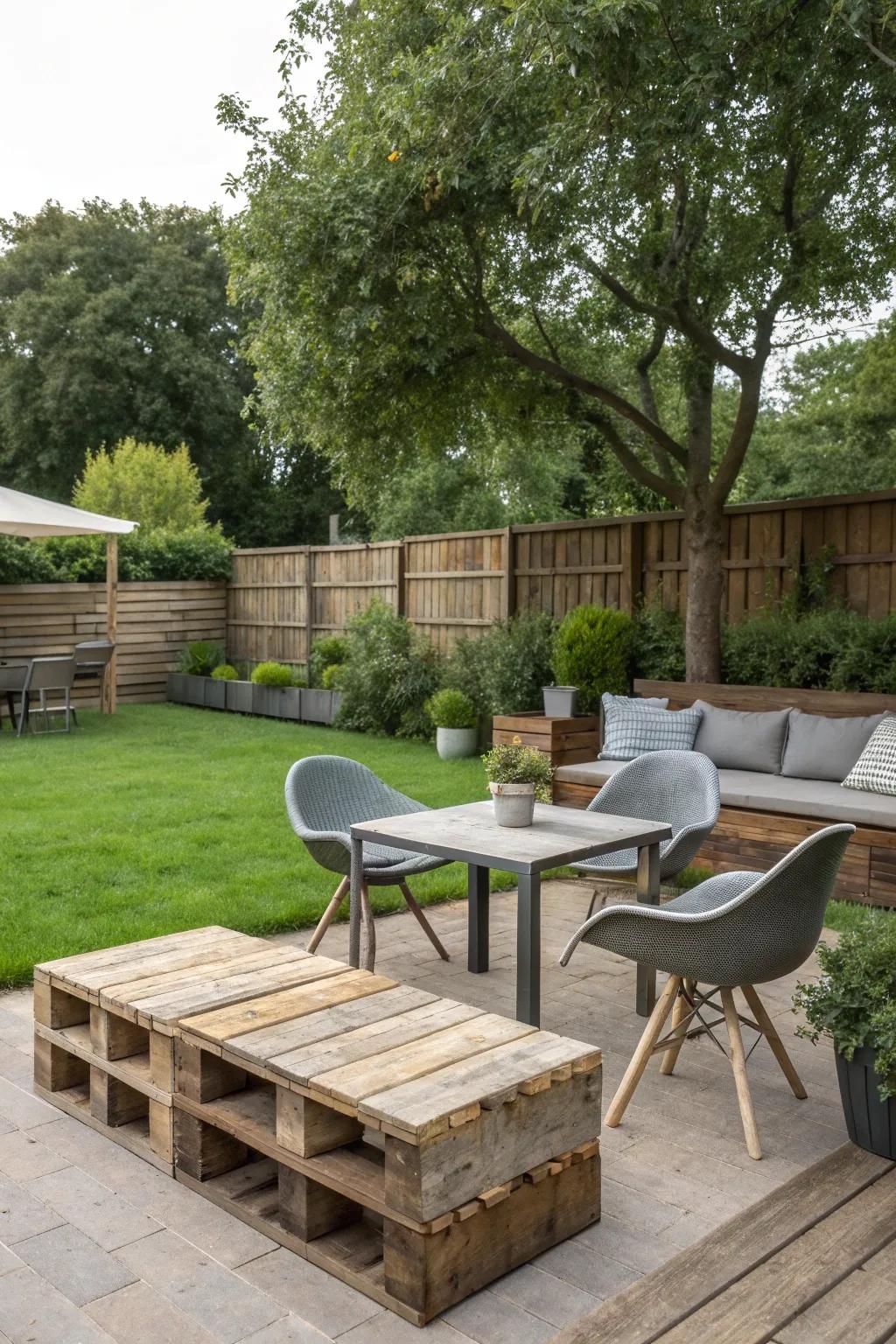 Mixing modern and rustic elements creates a harmonious retreat.
