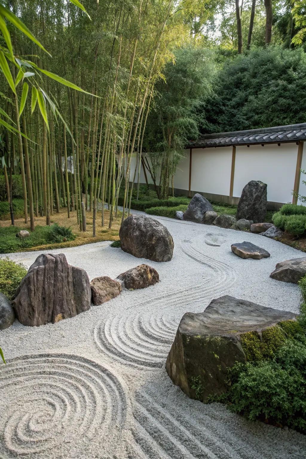 Find peace with a Zen rock garden.