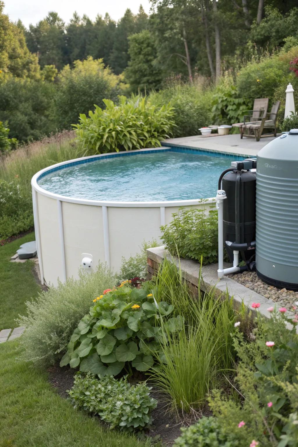 Go green with environmentally friendly pool solutions.