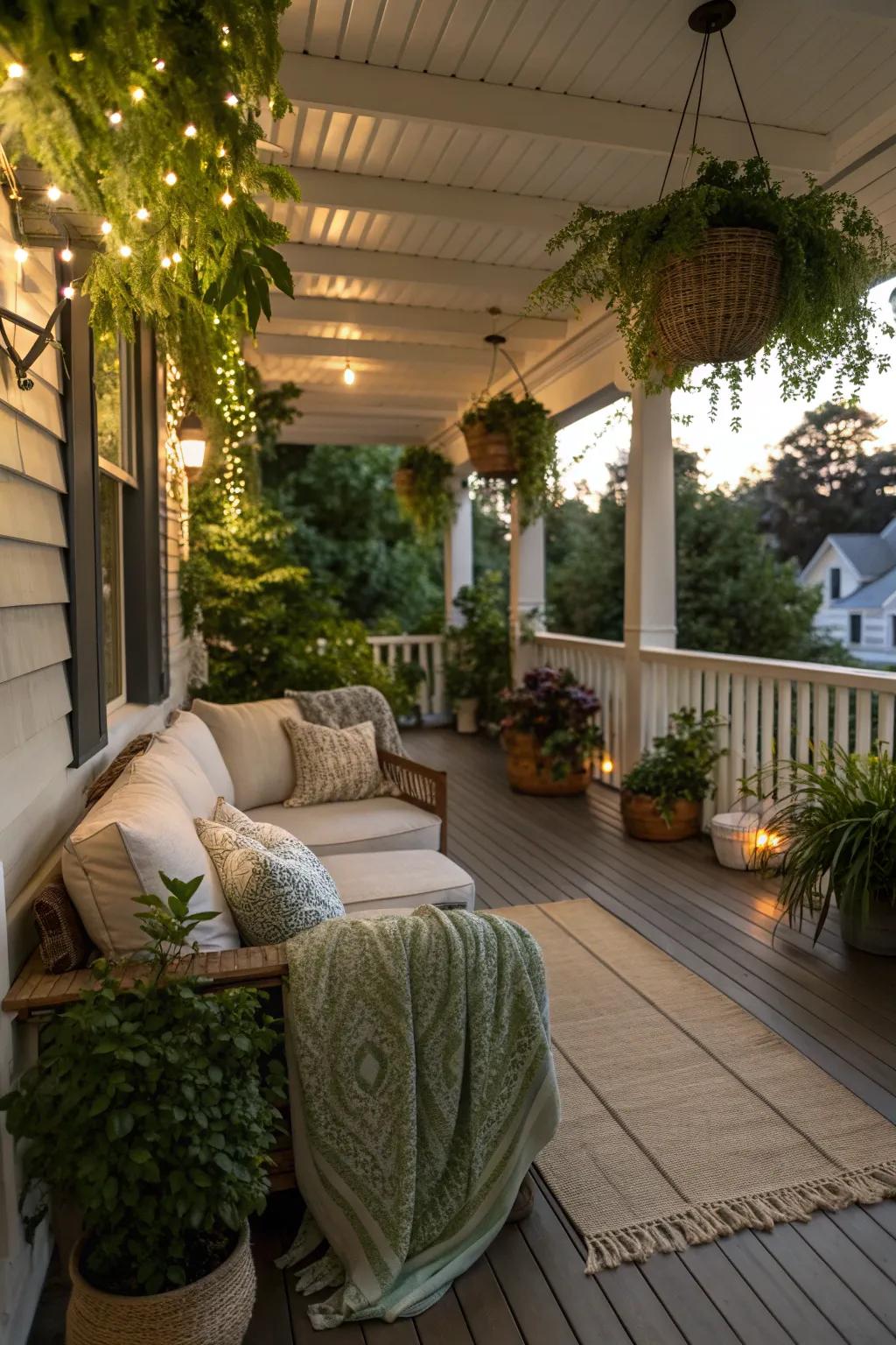 A cohesive ambiance invites relaxation and enjoyment.