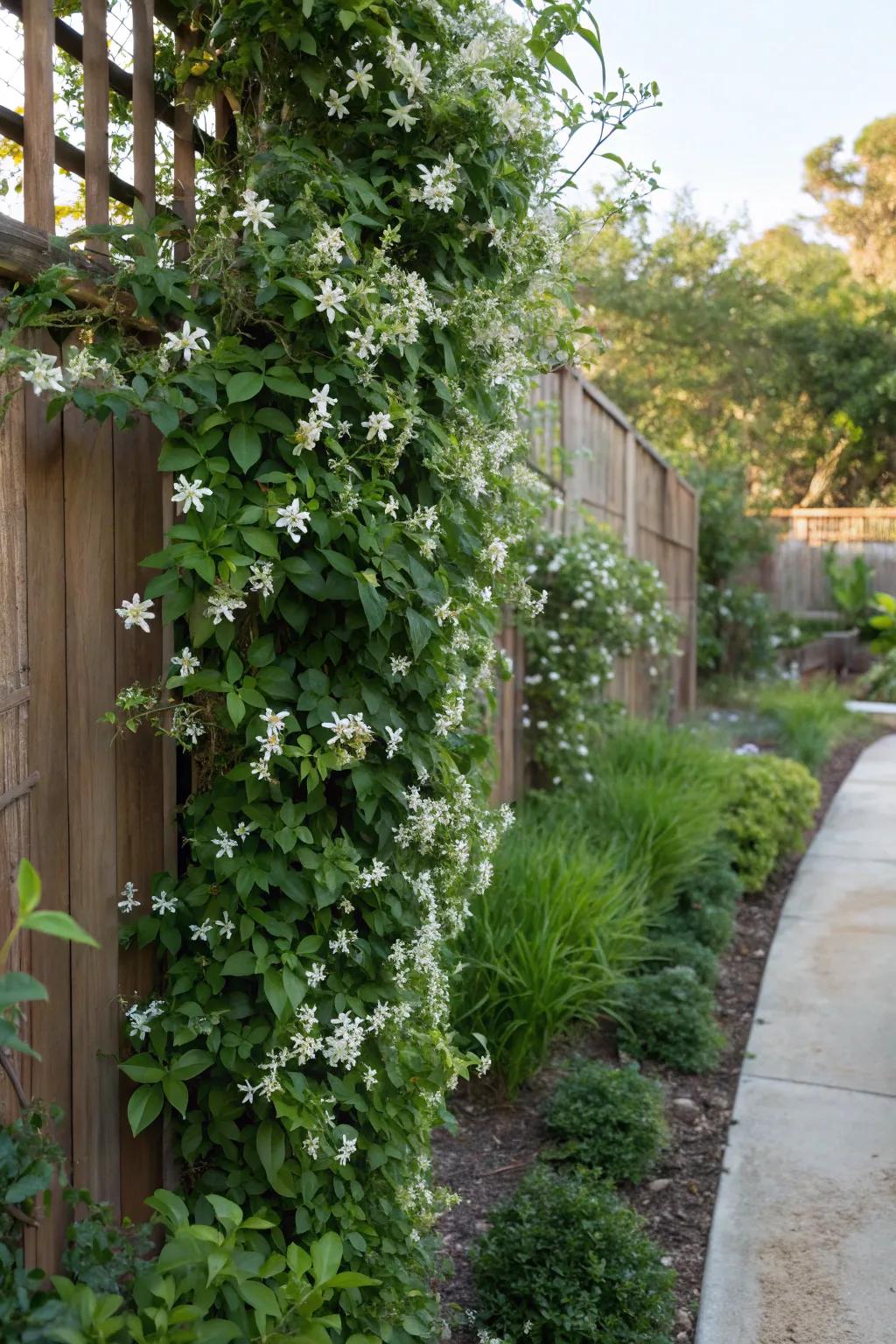 Vertical elements can enhance your garden's structure.