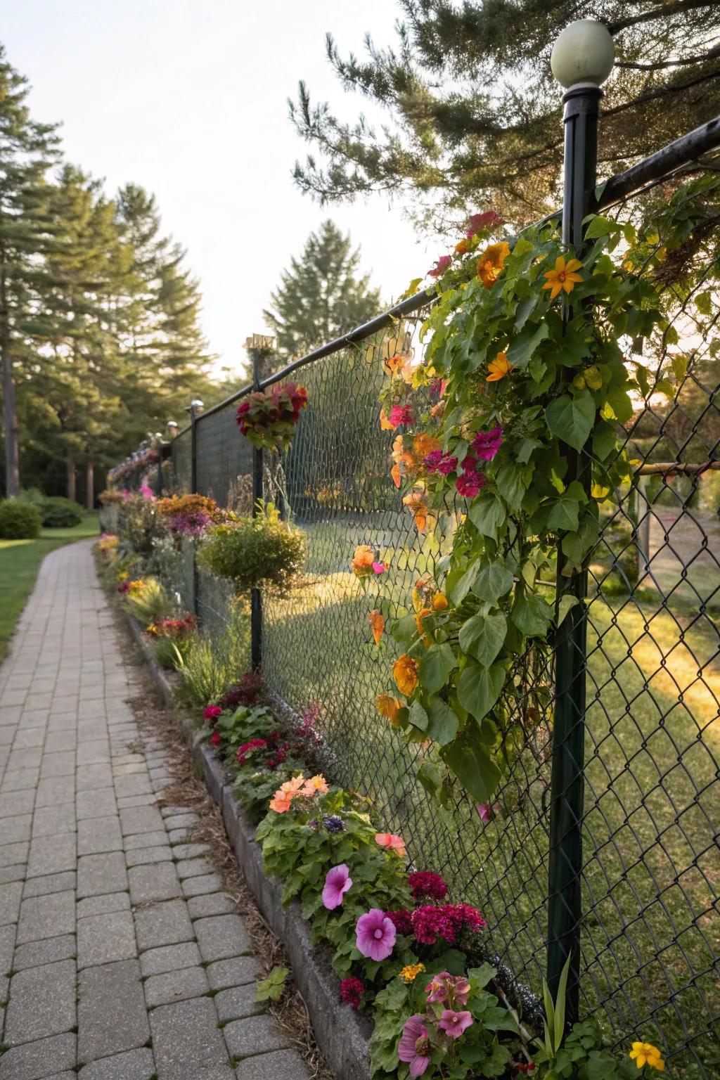 Let your fence celebrate the seasons with themed art.