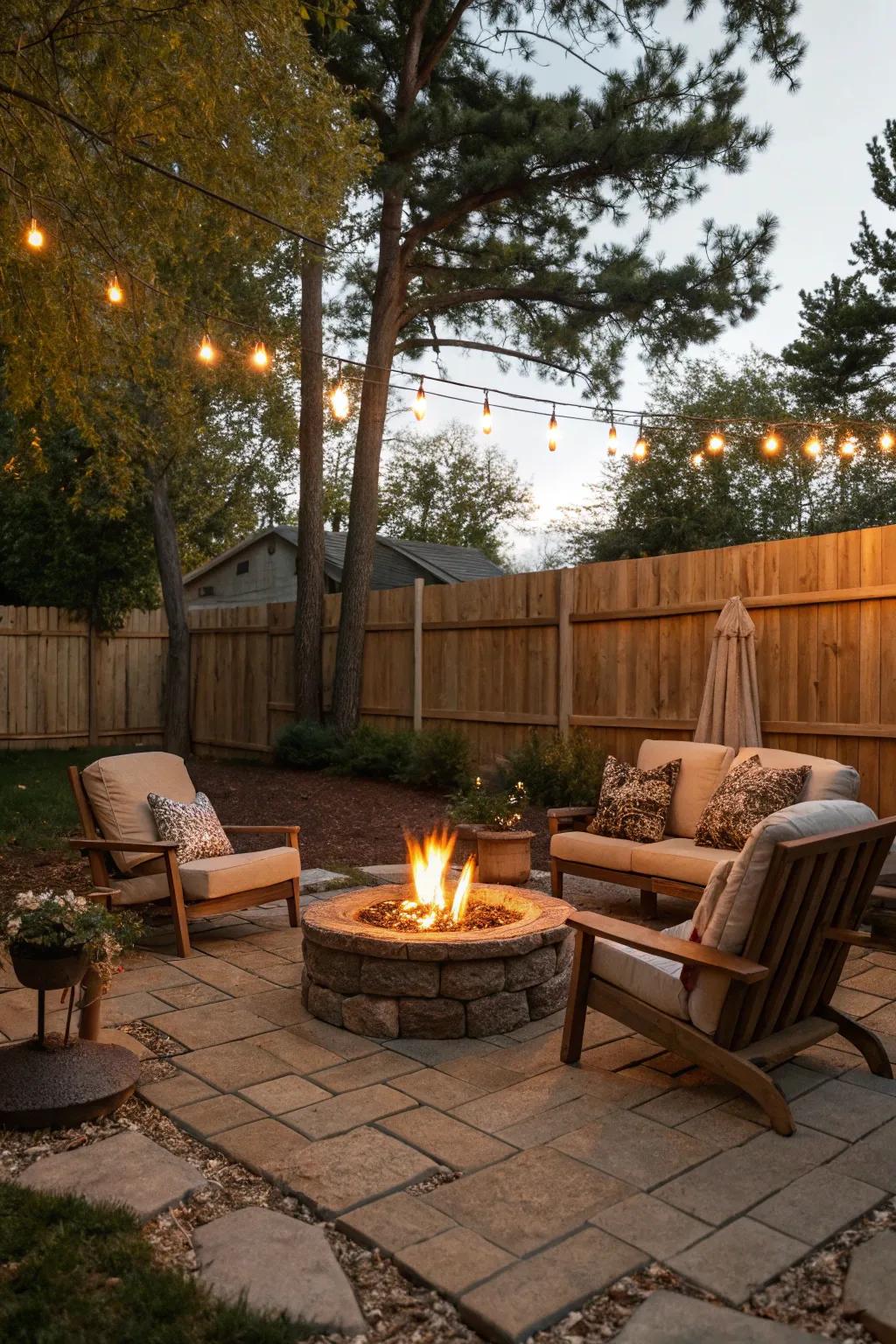 Enjoy warmth and ambiance with a DIY fire pit.