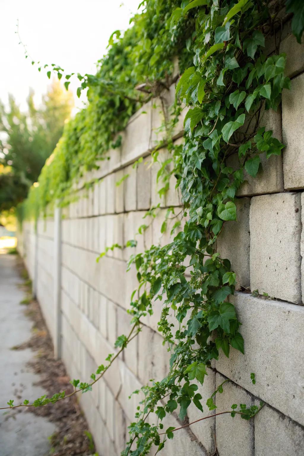 Climbing plants turn your walls into lush, living tapestries.