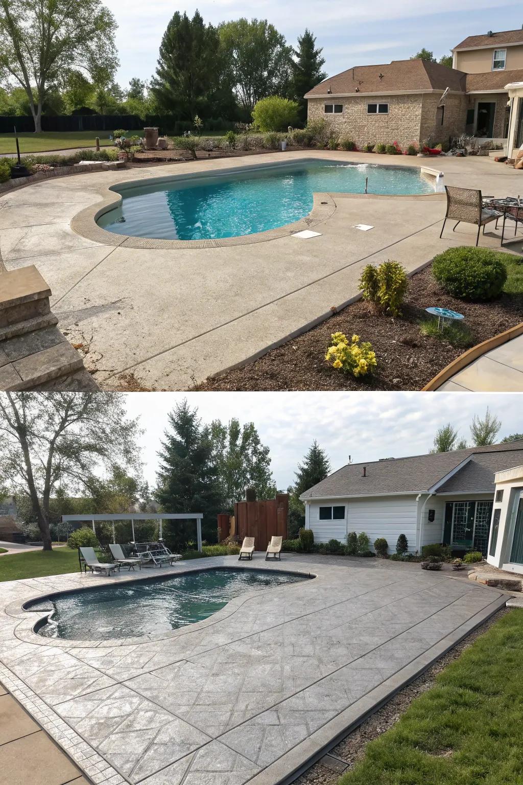 Experience the power of transformation with a concrete pool upgrade.
