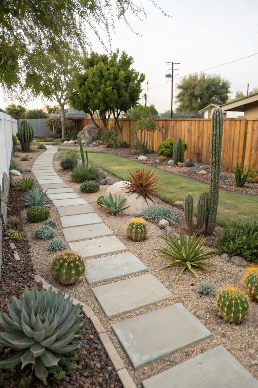 Xeriscaping offers a sustainable, low-water landscape solution.