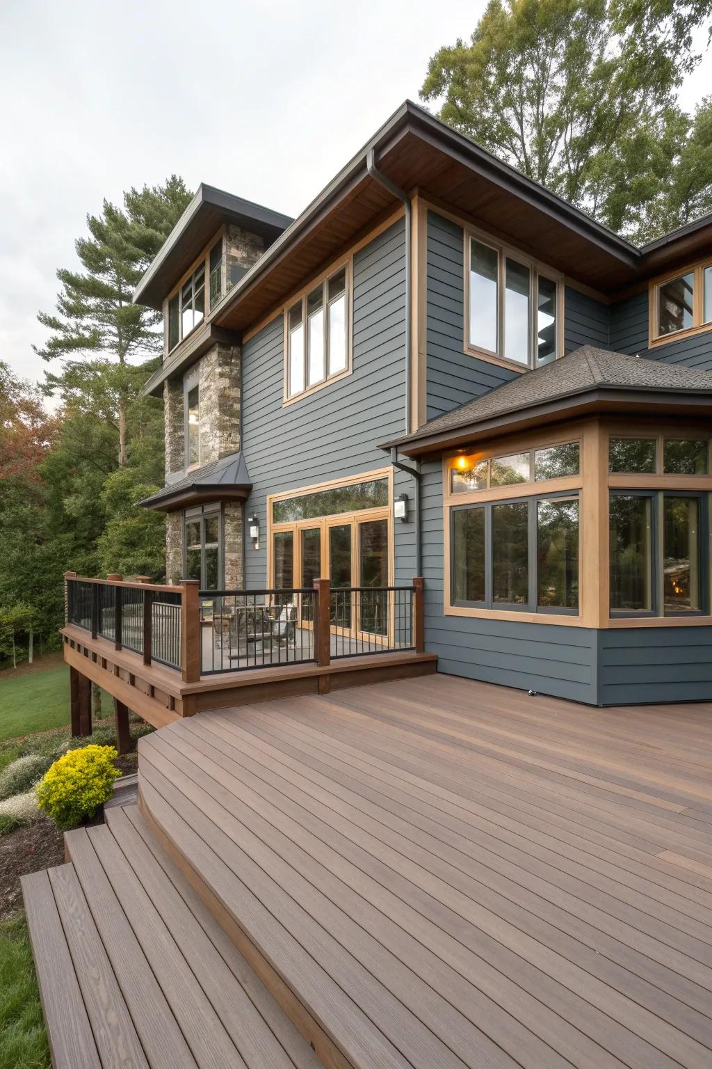 Seamlessly integrate your deck with your home's architecture.