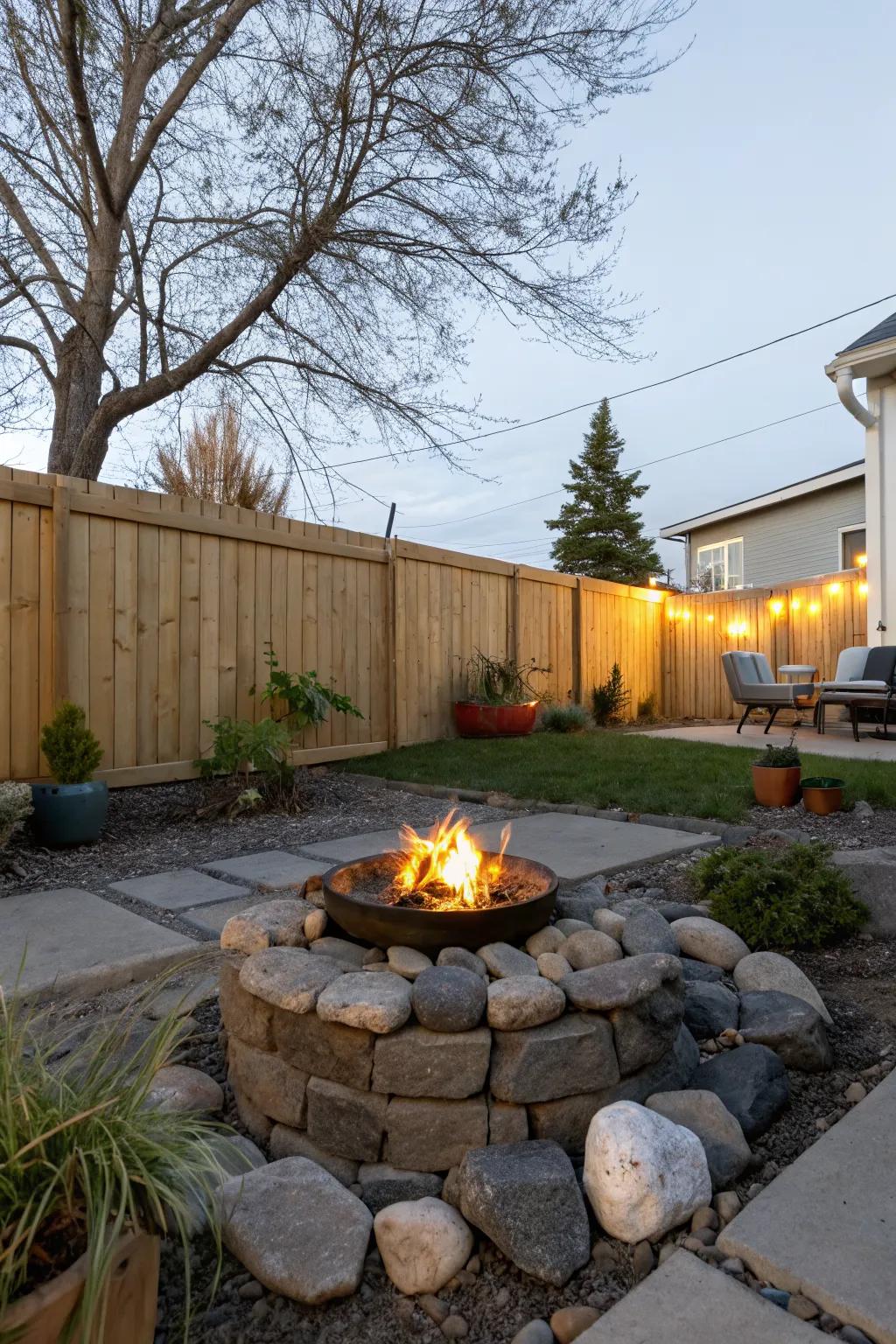 Eco-friendly fire pits offer warmth without the smoke.