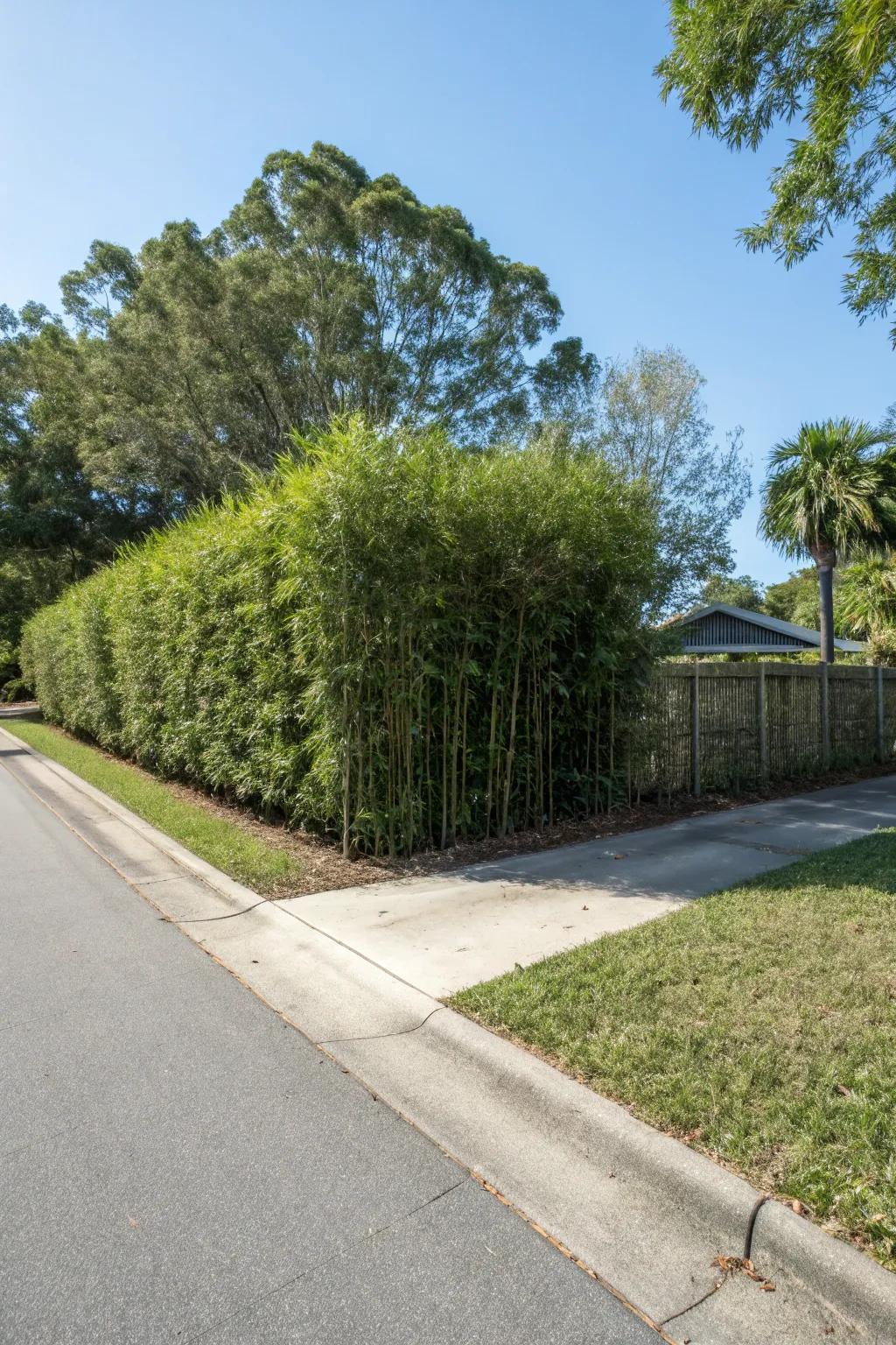 Bamboo provides a fast-growing privacy solution.