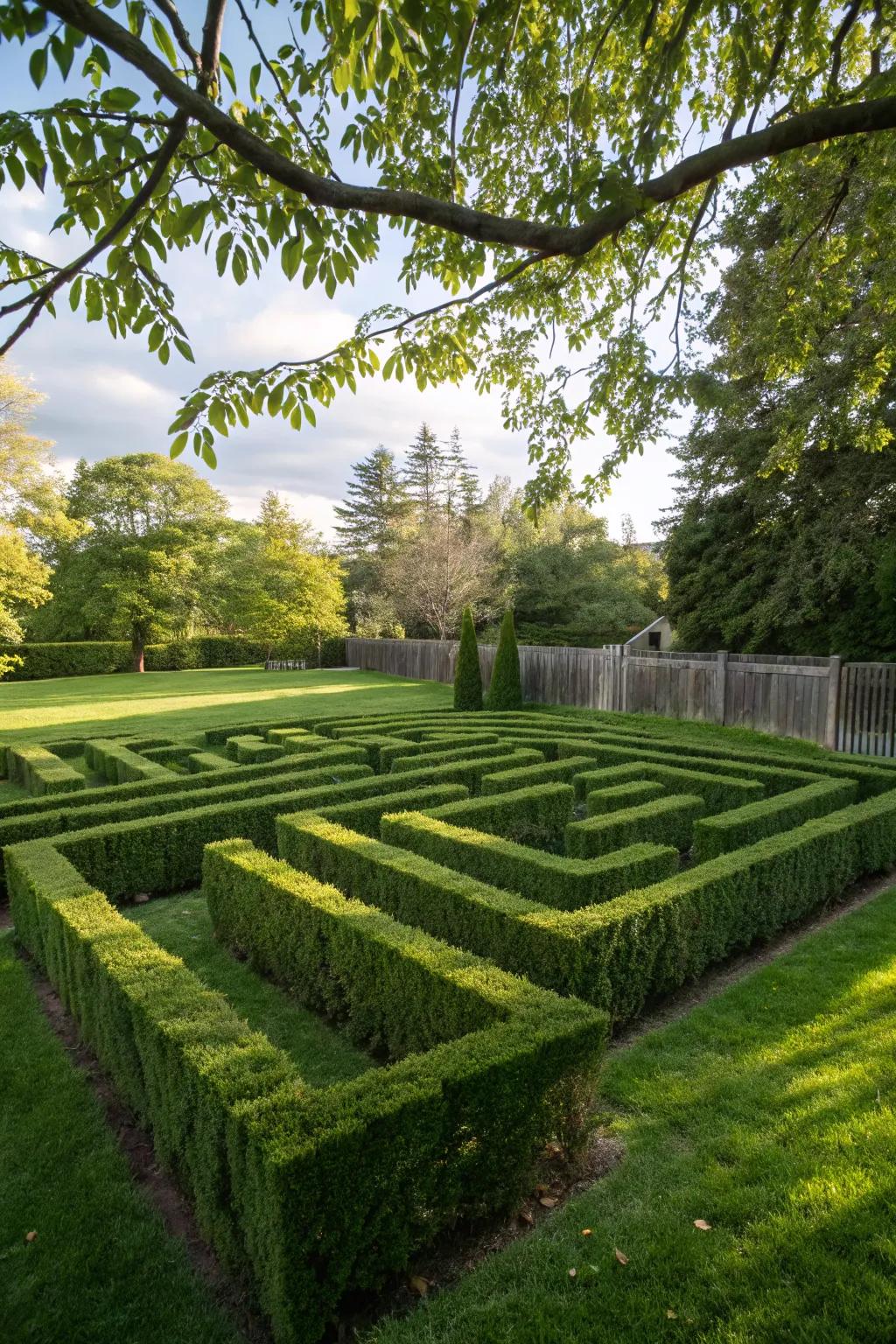Find peace in a backyard labyrinth.