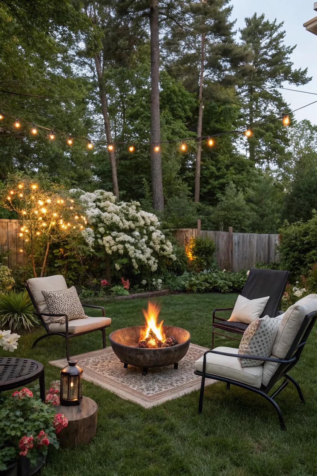 Portable fire pits offer warmth and convenience wherever you need it.