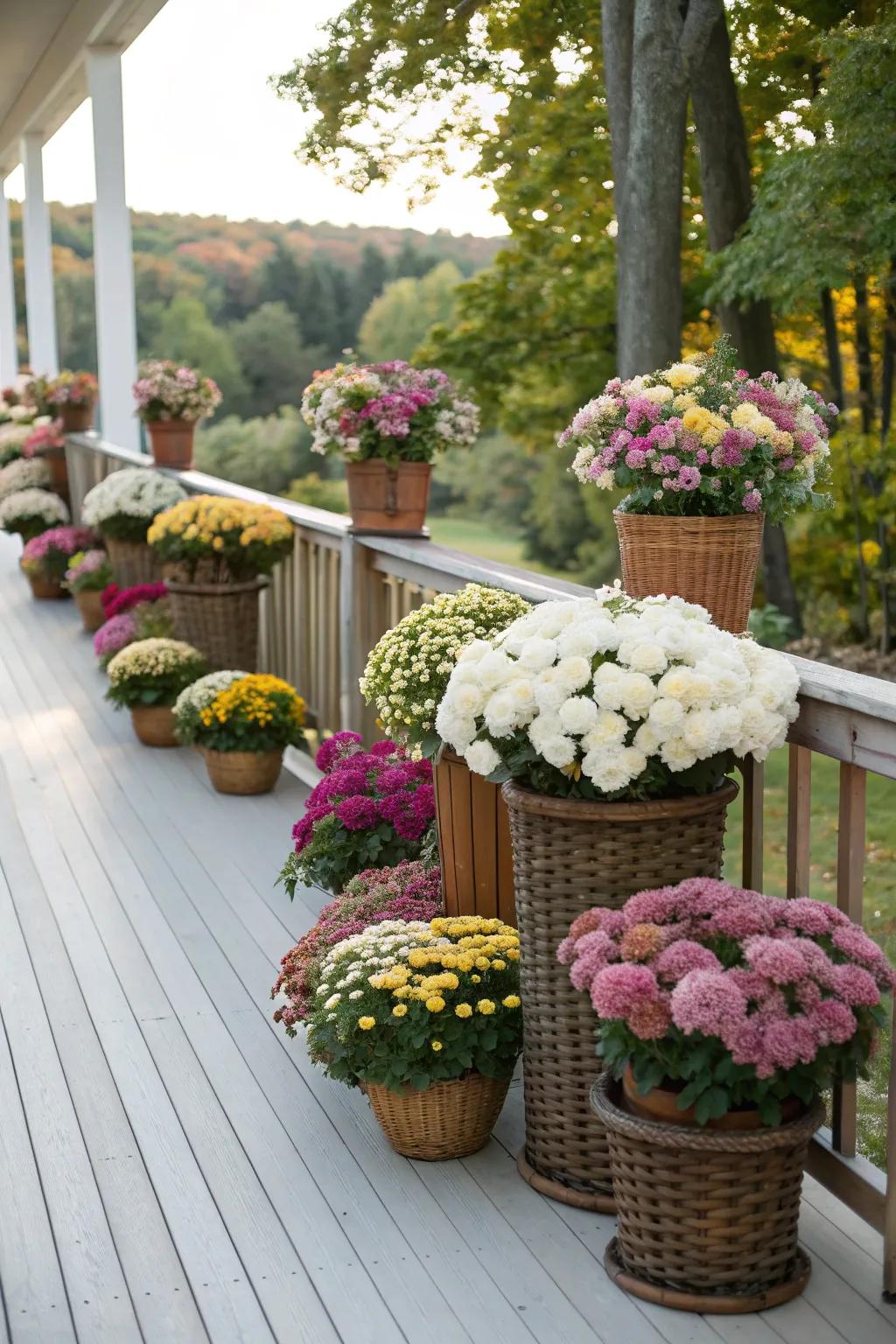 Unify your space with a color-themed display.