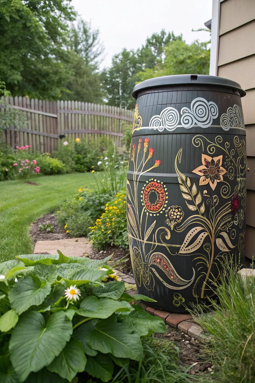 Quick and easy style with decorative decals.