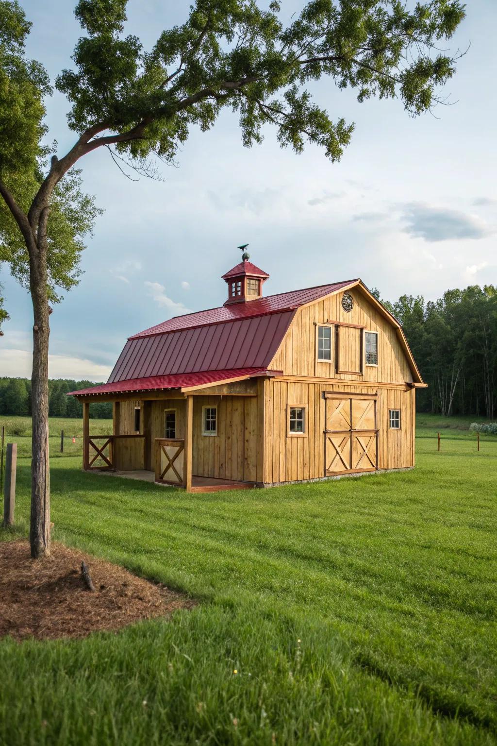 A smart and efficient compact barn design.