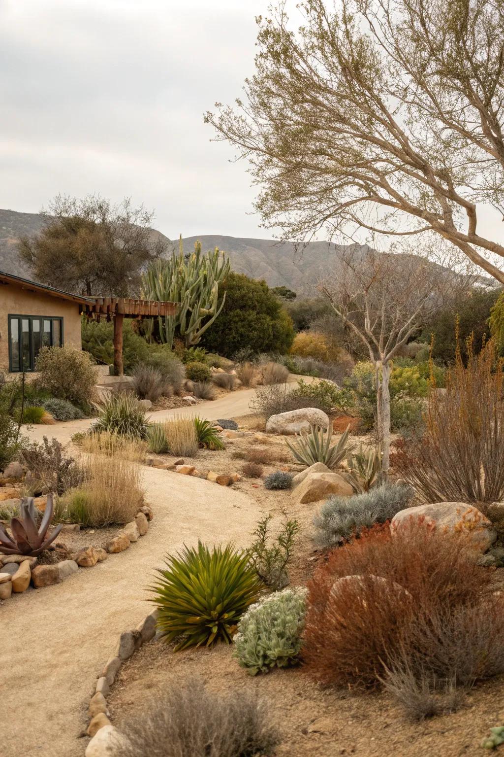 A naturalistic touch integrates your garden seamlessly with its environment.